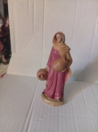 Figura Belén Resina Mujer con Cántaro