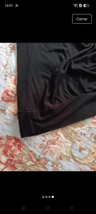 Vestido Negro Zergatik Talla S