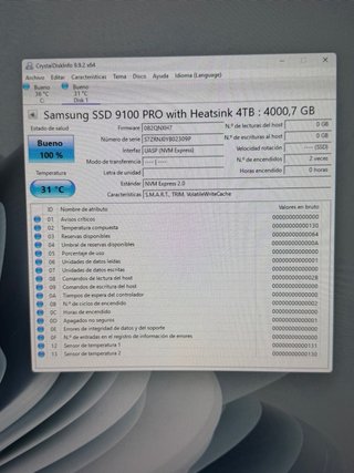 Samsung 9100 Pro SSD 4TB PCIe 5.0 NVMe