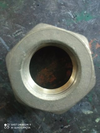 Reducción Hexagonal Latón 1 1/2 x 1 M/H