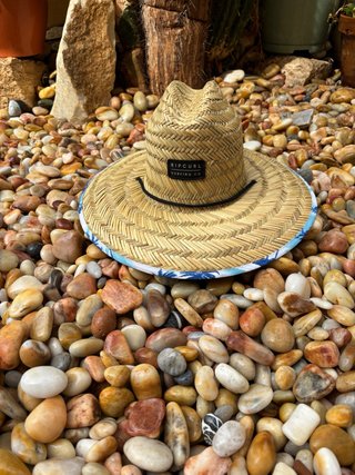 Sombrero Ripcurl Beige y Azul