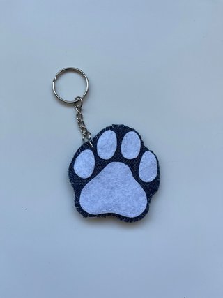 Llavero Artesanal Huella de Perro