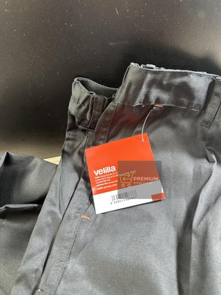 Velilla 103024S; pantalón Stretch bicolor multibolsillos