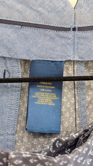 Pantalón Polo Ralph Lauren Azul Estampado