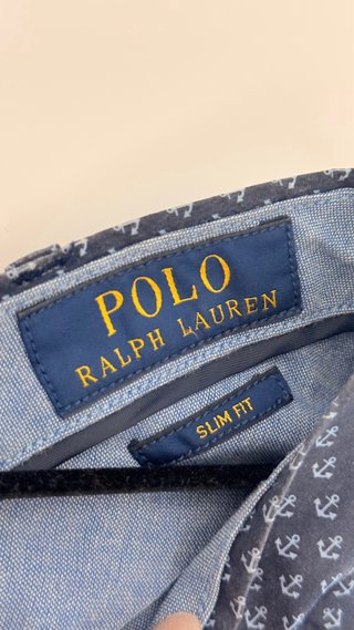 Pantalón Polo Ralph Lauren Azul Estampado