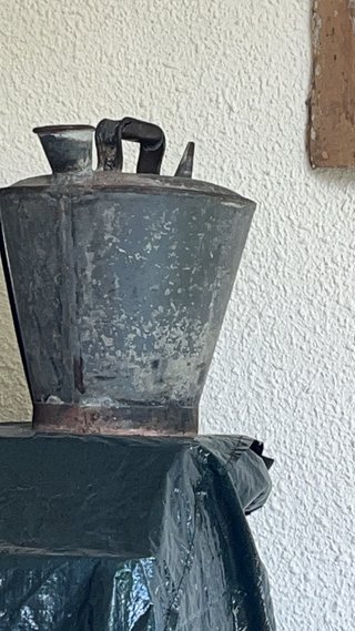 Botijo de Zinc Antiguo 35cm