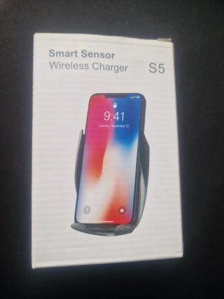 Cargador Inalámbrico Coche Smart Sensor S5