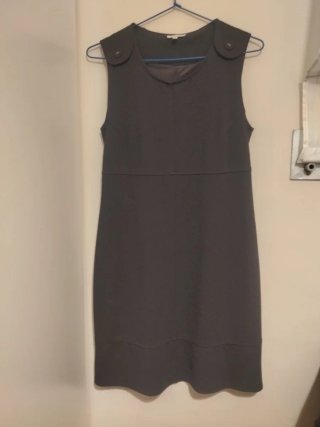 Vestido Pichi de Punto Gris