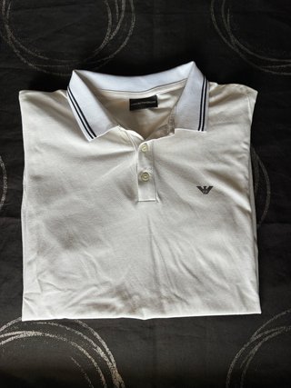 Polo Emporio Armani Blanco