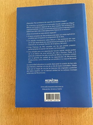 Libro, Tres sombreros de copa
