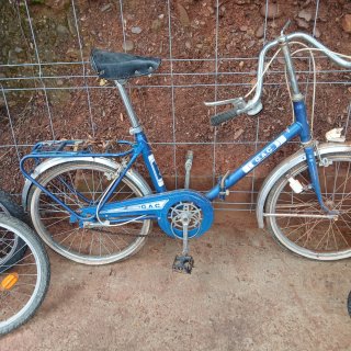 Bicicleta Plegable Vintage G.A.C. Azul