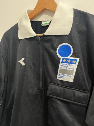 Polo Vintage Diadora Negro Talla M
