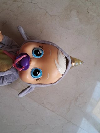 Muñeco Bebé Llorón Unicornio Dreamy