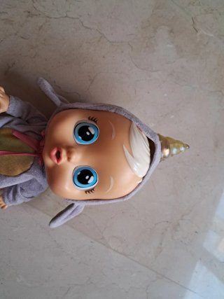 Muñeco Bebé Llorón Unicornio Dreamy