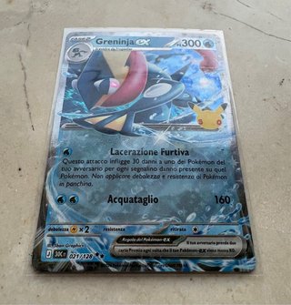 Carta Pokémon Greninja ex 300 PS 30th | Italiano