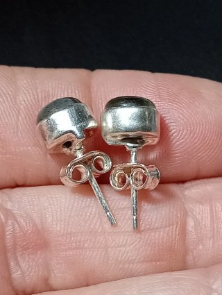 Pendientes Plata Ley Labradorita Azul