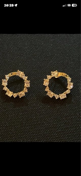 Pendientes de Oro Laminado 14k