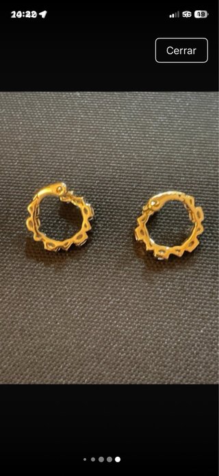 Pendientes de Oro Laminado 14k