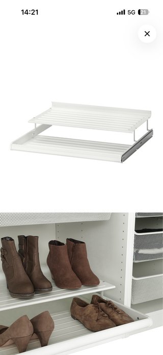 Zapatero extraíble IKEA Komplement 75 cm