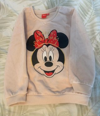 Chándal Minnie Mouse Navidad Talla 98cm