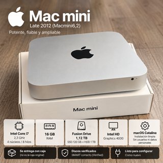 Apple Mac mini Late 2012 i7 16GB Fusion Drive de Segunda mano por
