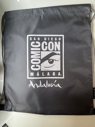 Mochila Comic Con Málaga 2026.