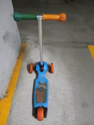 Patinete infantil 3 ruedas azul