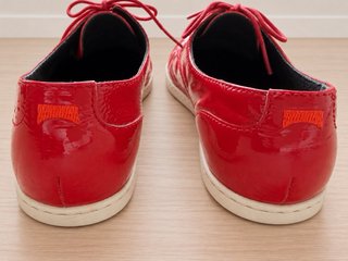 Zapatos Camper rojos de charol – talla 36