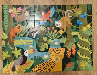 Puzzle Infantil Petit Collage Wild Rainforest