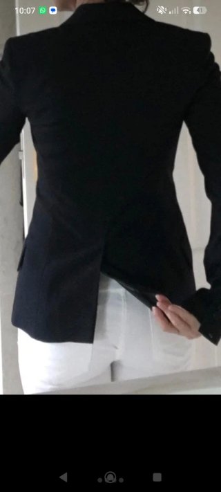 Americana Zara Negra Mujer