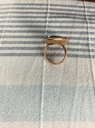 Anillo de plata rosa dorada