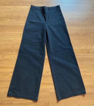 Pantalón de traje azul Nicoli