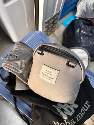 Mochila Portabebés Bebamour Gris