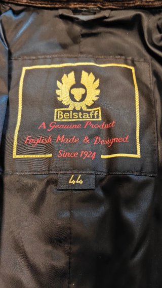 Chaqueta Belstaff de Cuero Negra