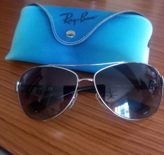 Gafas de sol Ray-Ban Aviator plata/marrón