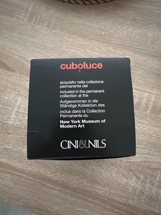 Lámpara Cuboluce Cini & Nils Negra
