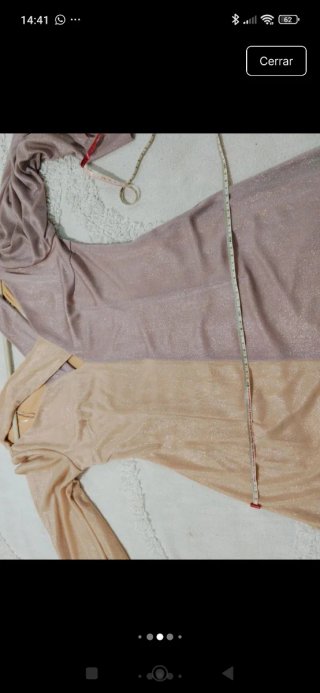 Vestido de fiesta bicolor corte midi