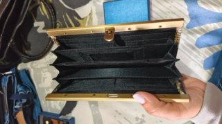 Cartera con Estampado Étnico