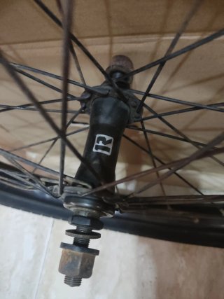 Rueda BMX 20 Con cubierta ODYSSEY y BSD 2.40