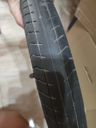 Rueda BMX 20 Con cubierta ODYSSEY y BSD 2.40