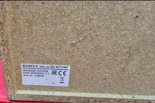 2 Altavoces Sony SS-EC719iP