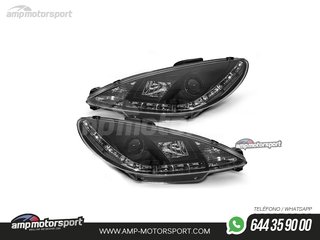 FAROS DELANTEROS LUZ DIURNA LED PARA PEUGEOT 206