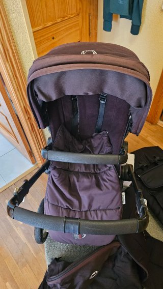 Bugaboo Buffalo Negro + Capazo + Saco