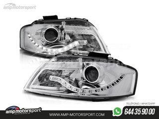 FAROS DELANTEROS LUZ DIURNA LED PARA AUDI A3 8P / 8PA