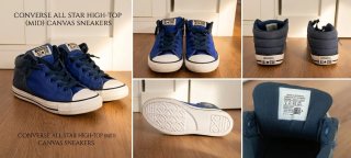 Converse All Star Mid Canvas Zapatillas Azul