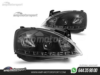 FAROS DELANTEROS LUZ DIURNA LED PARA OPEL CORSA C
