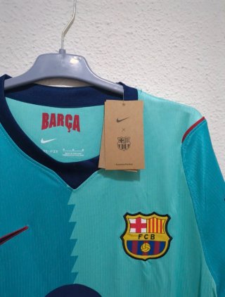 FC Barcelona Camiseta 27 Azul/Turquesa