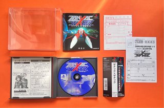 Zanac x Zanac ps1 psx reg card mint jap