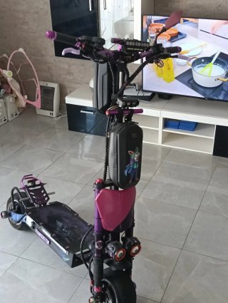 Patinete Eléctrico 6000w.60v Frankenstein Morado