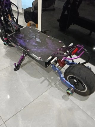 Patinete Eléctrico 6000w.60v Frankenstein Morado